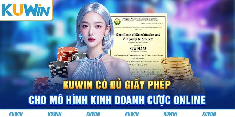 Kuwin sở hữu giấy phép từ 3 cơ quan quản lý cấp quốc tế